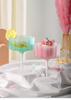 Colorful Frosted Glass Cocktail Mug Masked Candy Goblet Home Petal Lace Macaron Ice Cream Cup Holiday Party Barware