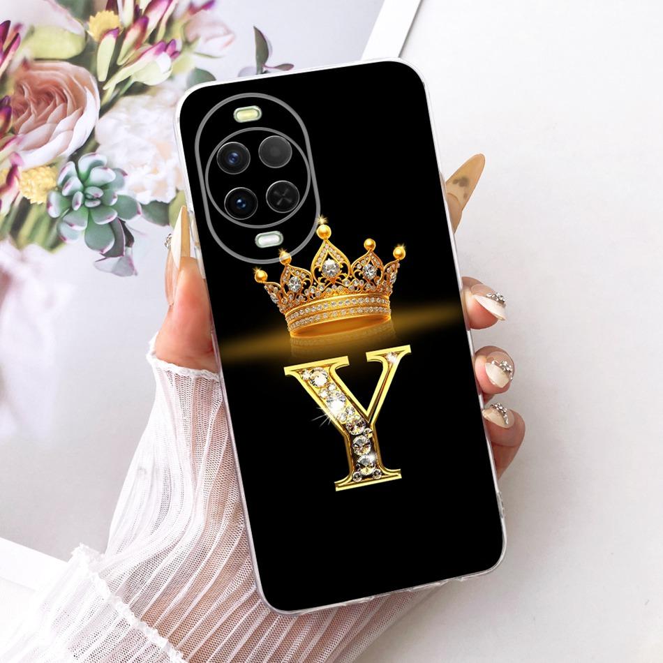 For Huawei Nova 15 Pro 15Ultra 2026 Fashion Crown Letter Phone Case For Huawei Nova15 15 Ultra 15Pro Soft Silicone TPU Cases