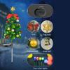 Spotlight Solar Christmas Tree Lights Waterproof Christmas Tree Floor Lights Simulated   Party