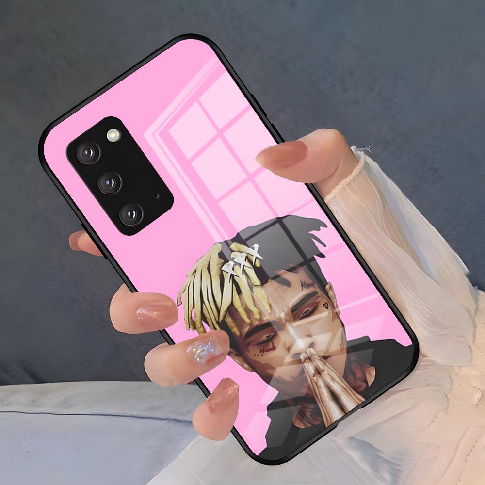

Чехол для телефона рэпера XXXTENTACION для Samsung A25 A13 A33 5G A54 A36 A35 A56 A52 A14 Ударопрочный стеклянный чехол Samsung A22 5G