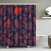 Mysterious Mushroom Printed Shower Curtain Waterproof Washable Fabric Bathroom Decor