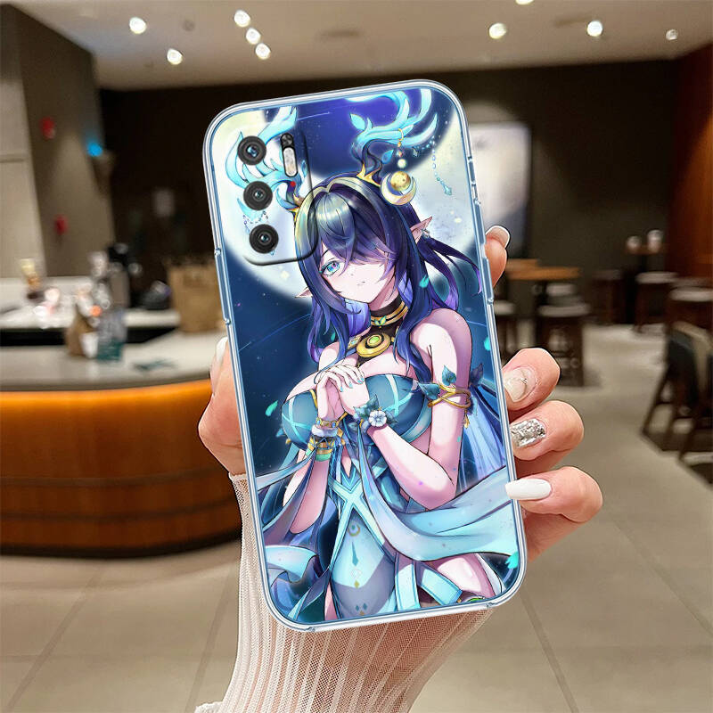 Genshin Impact Cute Phone Case for Motorola G14 G15 G24 G30 G31 G32 G34 G41 G42 G51 G52 G50 G60S G60 G62 G72 G71 G73 G84 G85 G200 E32