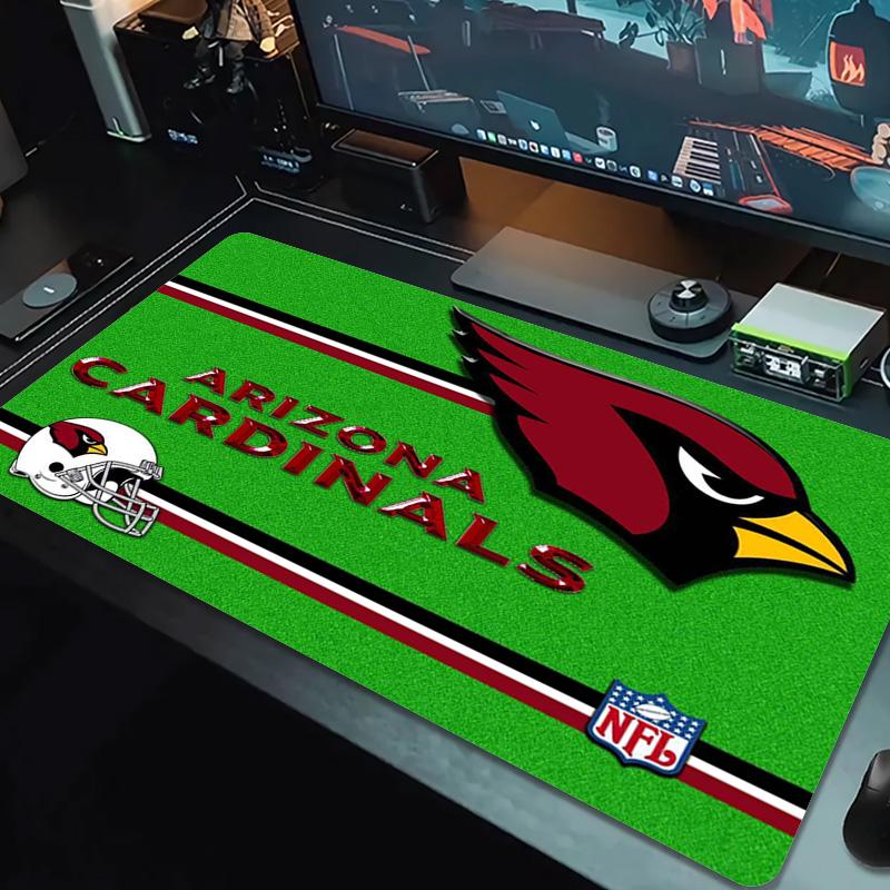 Arizona Cardinals Color Mouse Pad Large Gaming Table Cushion Non-slip Laptop Tablet Big Mousepad XXL Mat Mini PC Playmat With Lock Edge