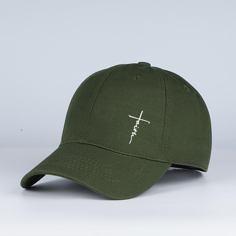 Faith Signature Printed Baseball Cap Soft, Comfortable, Lightweight, Breathable, Adjustable Simple, Elegant, Fashionable Unisex