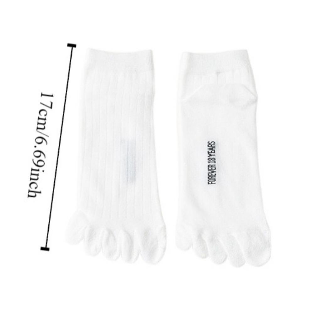 With Separate Fingers Five Finger Socks Thin Cotton Toe Socks Low Cut Ankle Sports Socks  Summer