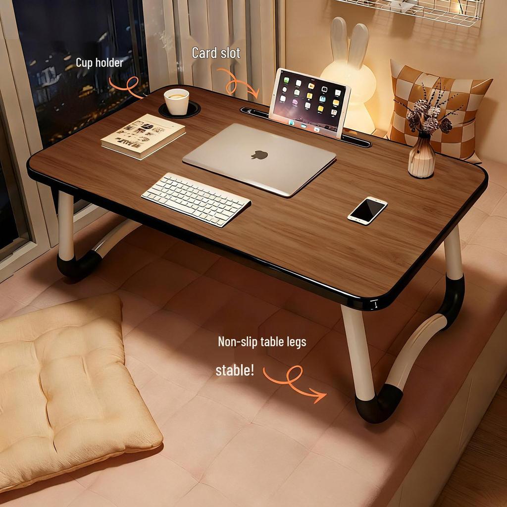 Foldable Bedside Table & Study Desk for Dorms and Kids