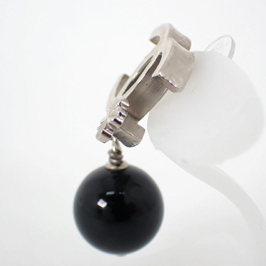[Pre-owned] CHANEL Coco Mark Earrings (single) / J36-6
