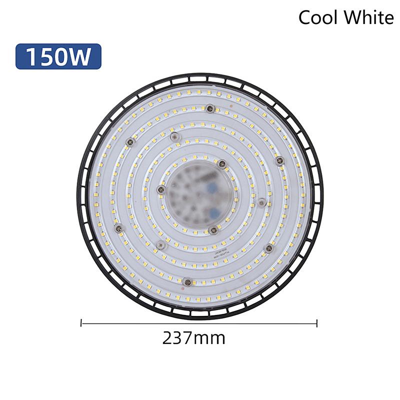 100/150/200W 3500/6500K Ufo Led High Bay Lights Waterproof Commercial Industrial Market Warehouse Garage Workshop Lamps