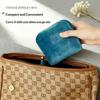 Portable Jewelry Storage Bag With Tassel Pendant Ring Zipper Crystal Bracelet Storage Multi-Layer Large Capacity Storage Pouch