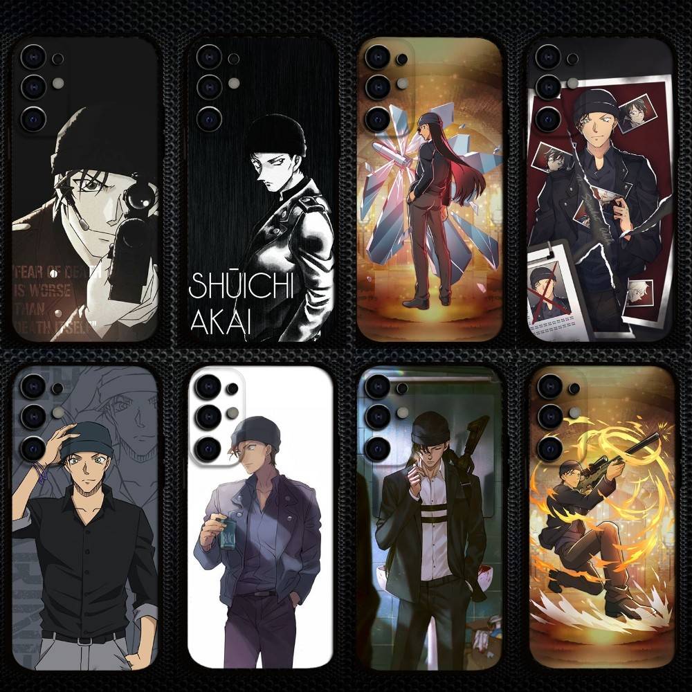 Shuichi A-Akai Phone Case For Samsung S25,S24,S23,S22,S21,S20,Plus,Fe,Lite,Others Black Cover