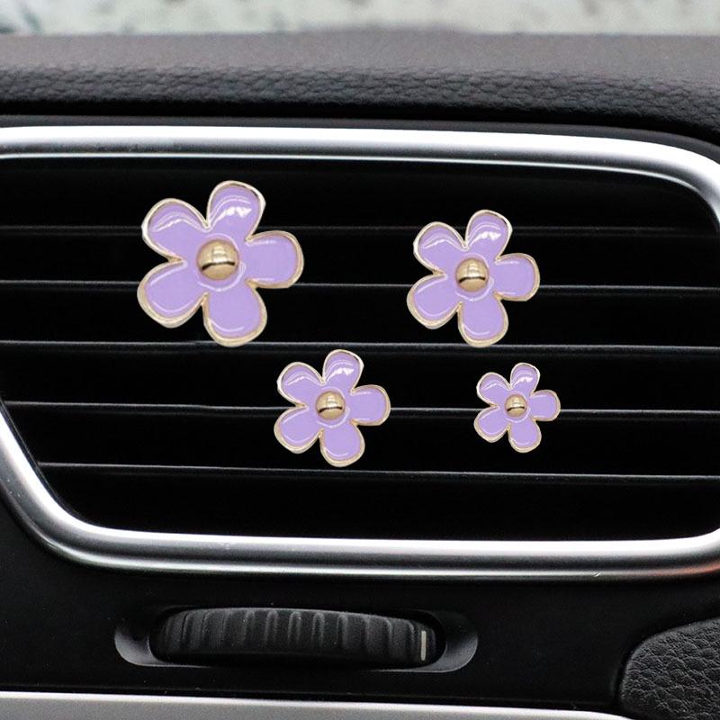 Small Daisy Car Air Freshener Clip for Air Conditioning Vents