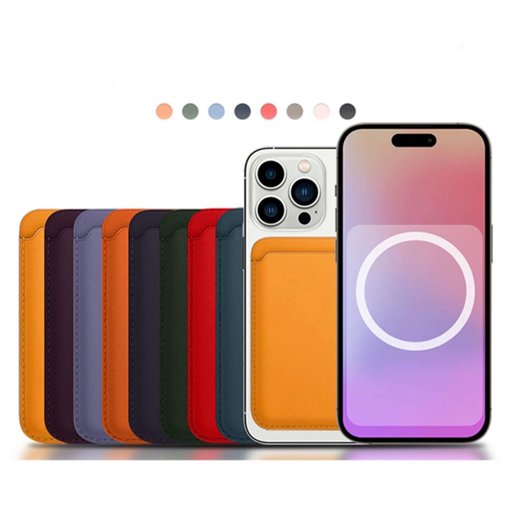 Card Holder Wallet Leather Case for IPhone 13 14 15 16 17 Pro Max Plus Strong Magnetic Magsafe Wallet Back Pocket Covers