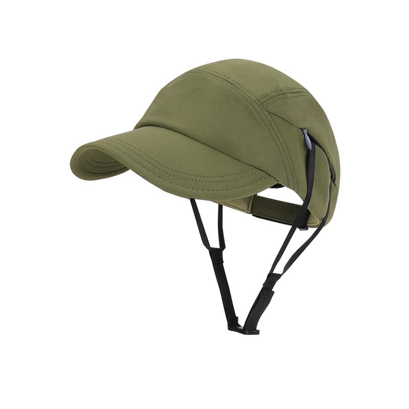 Quick-dry Women Baseball Cap for Surfing Sports Summer Sun Hats Outdoor Travel Men Riding Cap with Hideable Windproof Rope