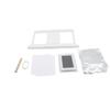 Pet Foot Print Frame Kit Back Support Design Density Board Pawprint Tabletop Picture Frame Kit