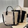 Borsa Tote in Tessuto Oxford con Chiusura a Zip per Uso Quotidiano Ragazze e Donne