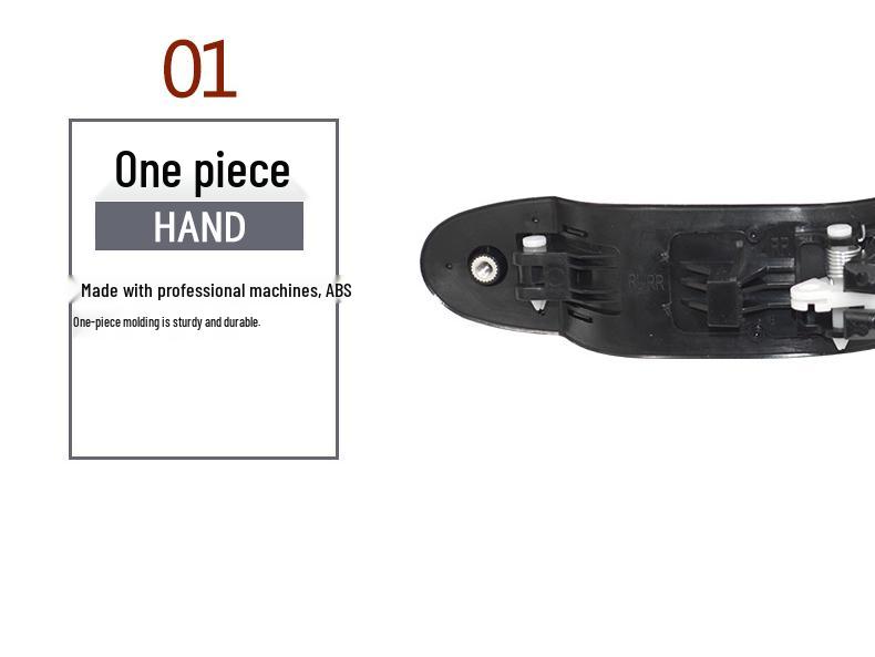 69210-08010: Exterior Door Handle for Toyota Sienna, Compatible with Part 69220-08010.