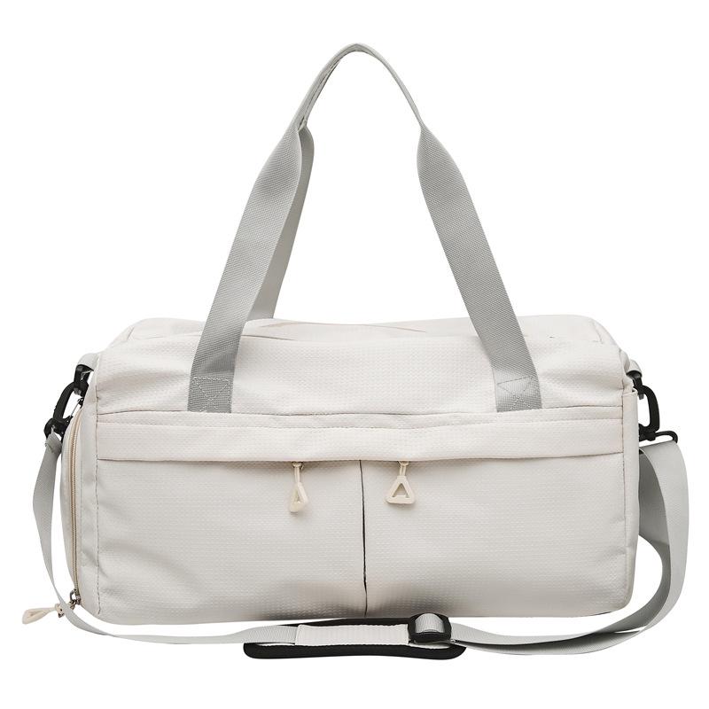 Unisex Crossbody Sports Bag with Dry/Wet Compartments, Large-Capacity Travel Duffel for Short Trips