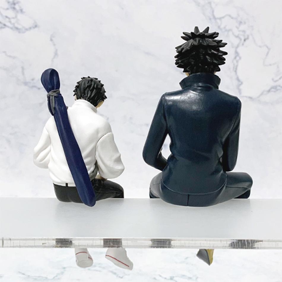 Neu 2 Stile Jujutsu Kaisen Sitzende Geto Suguru Satoru Gojo Figur Anime Cool Desktop Ornamente Puppen Sammlung Modell Geschenke
