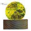 Faux Crystal Glass Balls USB Powered LED Chakra Ball with Wooden Base Ice Cracked Spheres Night Light for Meditation Home Table Decor