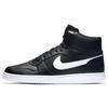 Nike EBERNON Scarpe da Skateboard Mid top da Uomo Nero Bianco AQ1773-002