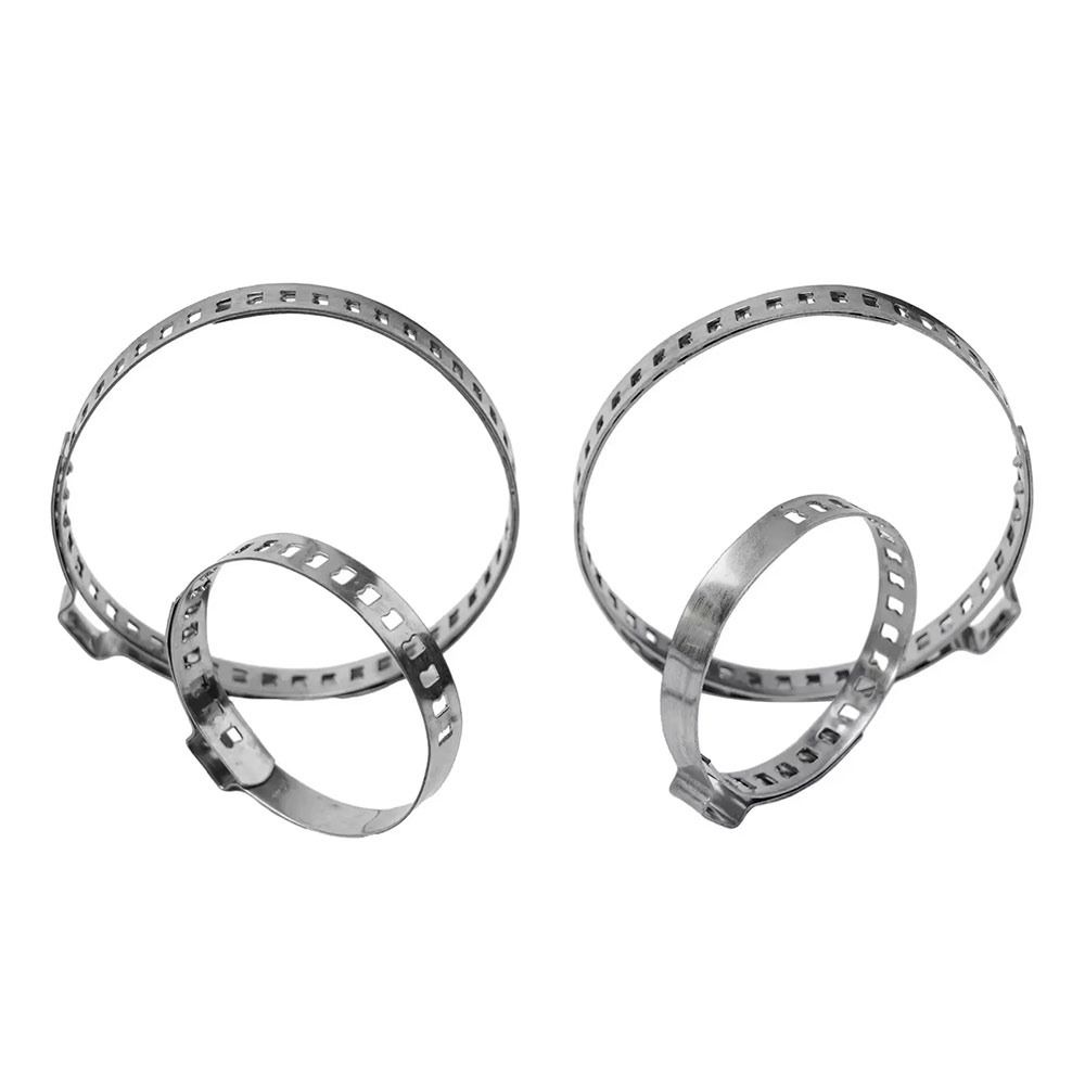 20Pcs Stainless Steel Auto Hoses Clamps Adjustable 20-125mm Car Accessories Cars CV Boots Clamps