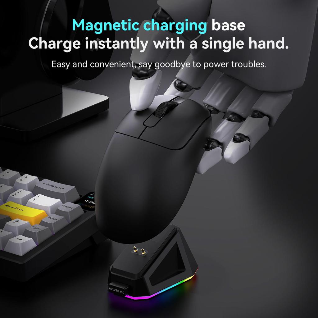 Ajazz AJ179P MC Gaming Mouse Wireless Bluetooth 2.4G Receiver Gaming Office