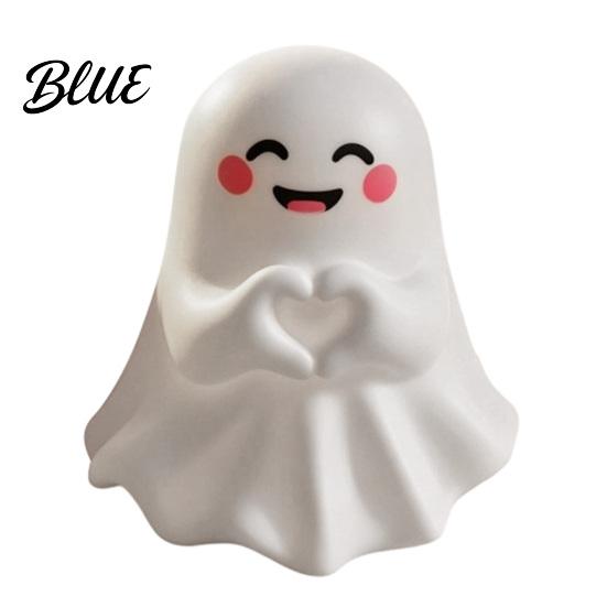 Desktop Stationery Storage Halloween Ghost Pen Holder Cute Mini Figurine Desk Decor Funny Spooky Home Office Decor Pencil Stand Ornament,