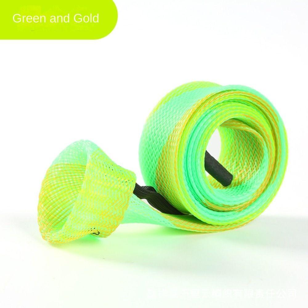 Colorful Pole Sock Braided Mesh Protector Telescopic Spinning Rod Sleeve  Fishing Rod Accessories
