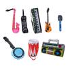 Jucării gonflabile pentru copii Instrumente muzicale gonflabile Chitară gonflabilă Balon instrument Ukulele Balon microfon