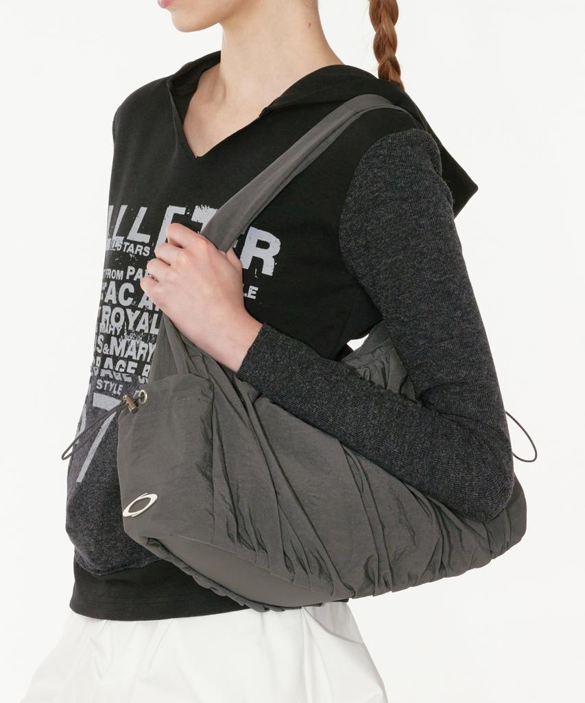 Noiago Noi1813 Shirred Shoulder Bag (Charcoal)