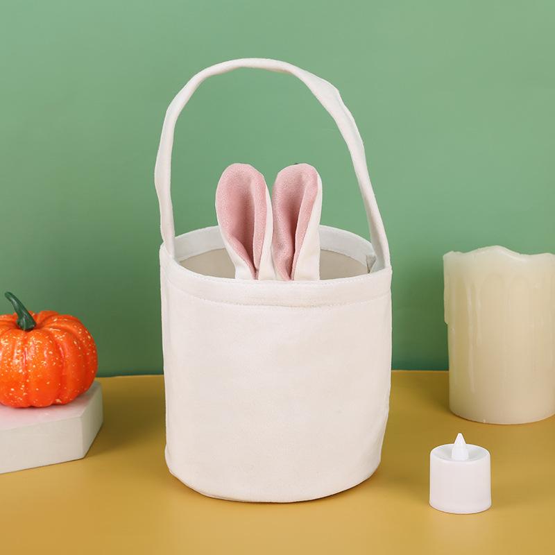 

2026 Easter Egg Basket Light Up Plastic Handheld Candy Gift Bucket Bag for Kids Party Hunt Holiday Decorations Accessories Other білий