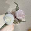 Hair Accessories Korean Style Hair Rope Women Hair Ring Rose Flower Hair Scrunchies Ponytail Holder