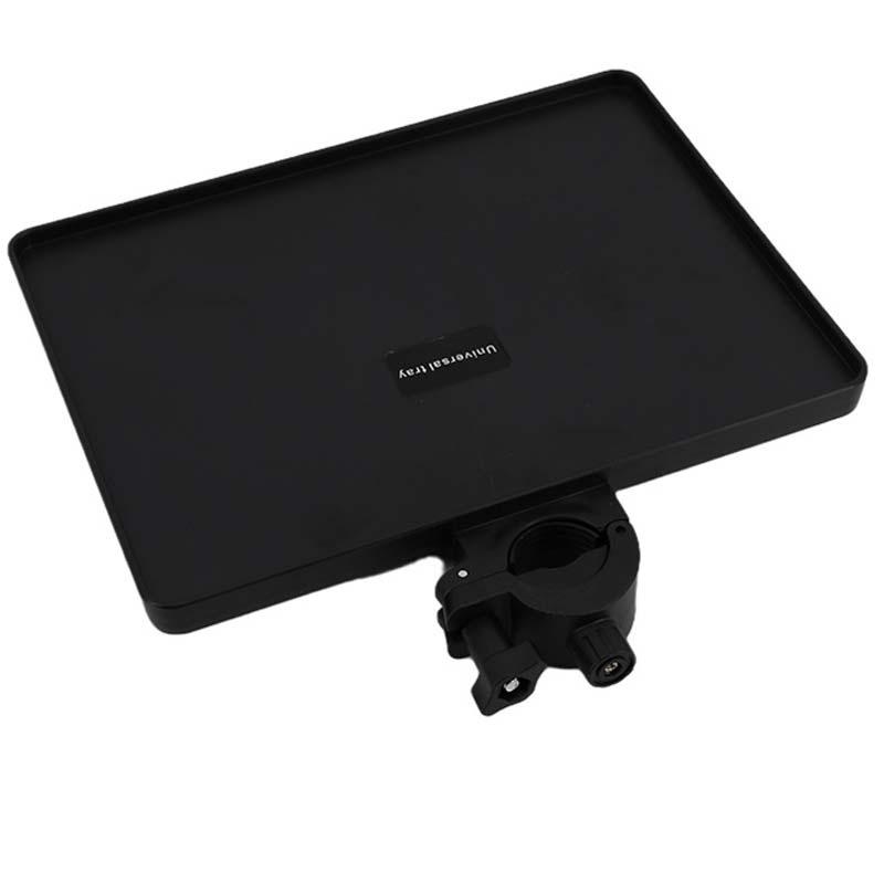 Universal Floor Stand with Sound Card Shelf & Mic Holder for Mobile Live Streaming