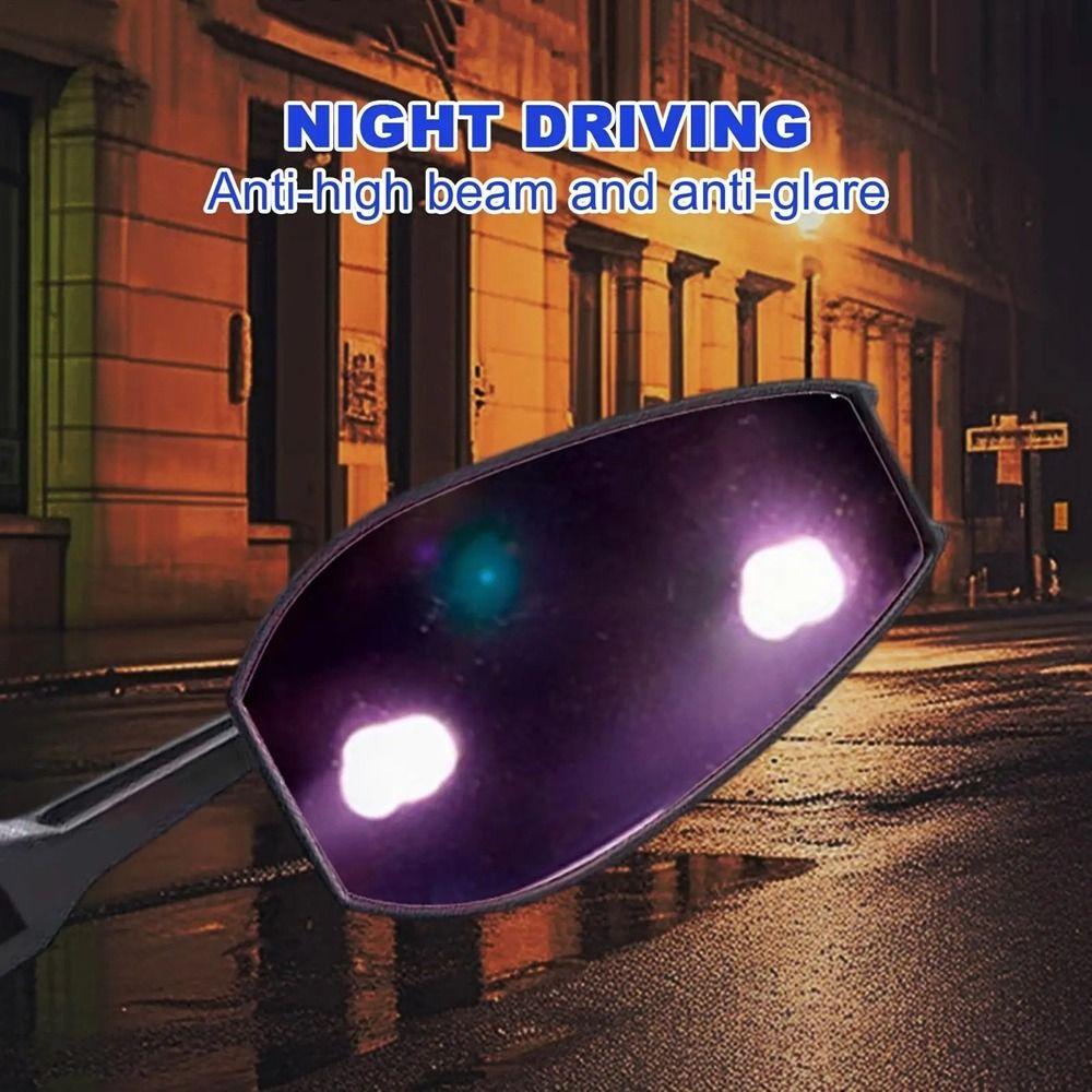 1 Pair Angle Adjustable Motorcycle Side Mirror Aluminum Zinc Zinc Alloy Handlebar Mirrors Electric Bikes