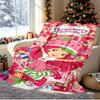 Strawberry Shortcake Pattern Blanket for Home Decoration, Bed, Sofa, Car Travel, Camping, Suitable for All Seasons, Birthday Christmas Gift