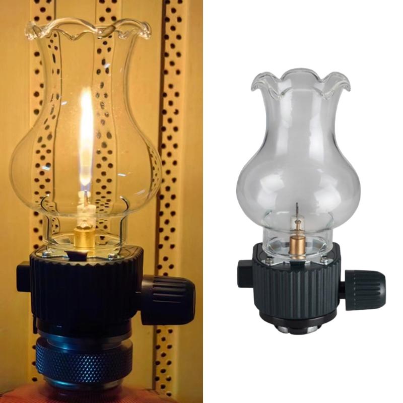 Portable Camping Night Light With Adjustable Brightness Outdoor Tent Gas Lamp For Tents And Hiking Easy to Use