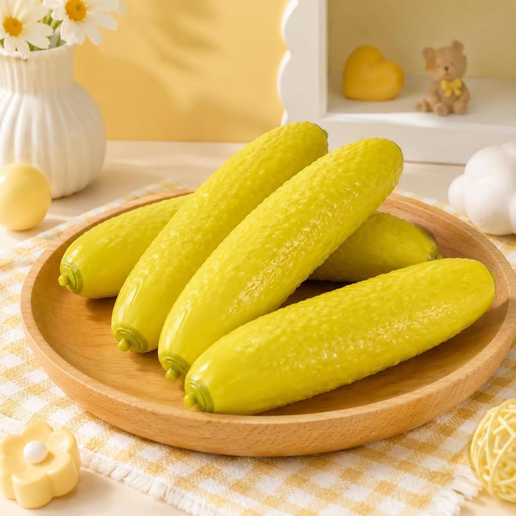 Jumbo Pickle Squishy Stress Relief Set Jumbo Pickle Squishy Big Cucumber Squeeze Slow Rising Squeeze Stress Relief for Adults