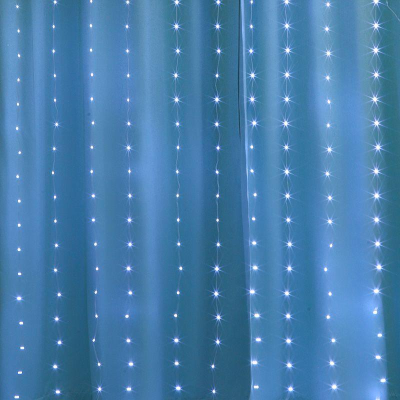 Fairy String Lights for Bedroom & Dorm Décor - Romantic Floor-to-Ceiling Curtain Lighting for Influencers