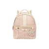 Daffi Classic Monogram Printed Commuter Fashion Tiger Head Logo TPU Backpack Women Backpack Pink 6300491