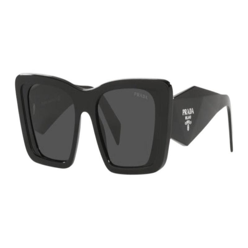 Prada logo print black butterfly sunglasses