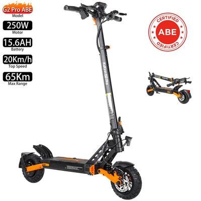 Electric Scooter Foldable Kukirin G2 Pro 9" 250W Motor Certified By ABE Top Speed 20Km/h City Electric Scooter Max Range 65Km