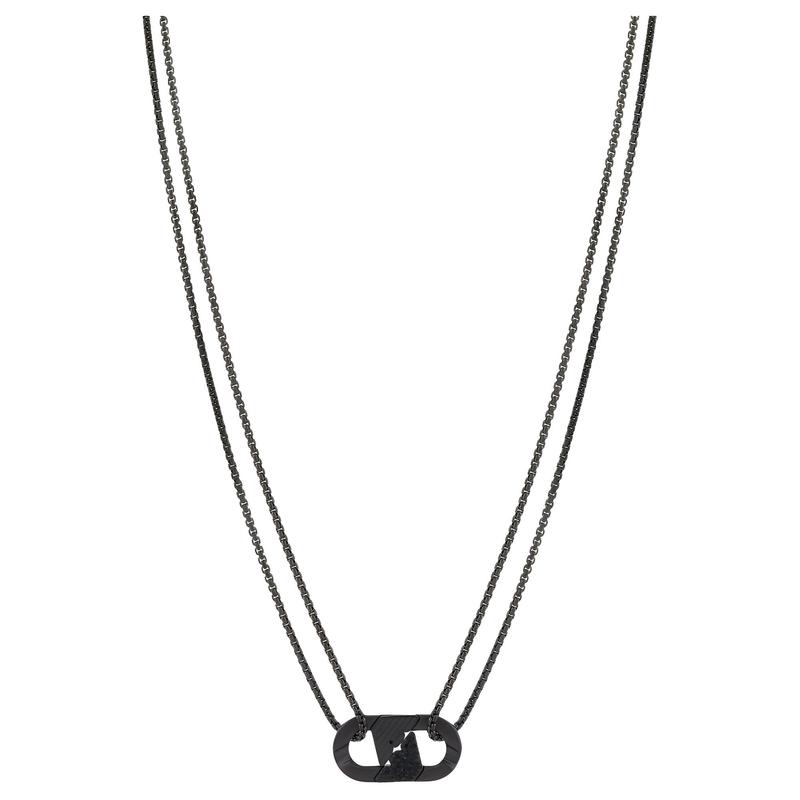 Emporio Armani  Brand Logo Design - Necklace Men s Black EGS3172001_NLP_NLC чёрный