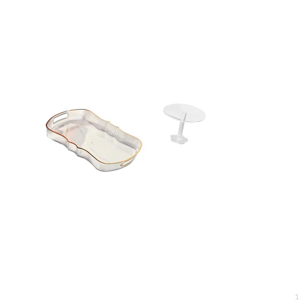 Breakfast Vanity Fruit Tray for Miniature Dollhouse Cafe Cosmetic Storage Table Decorations Pretend