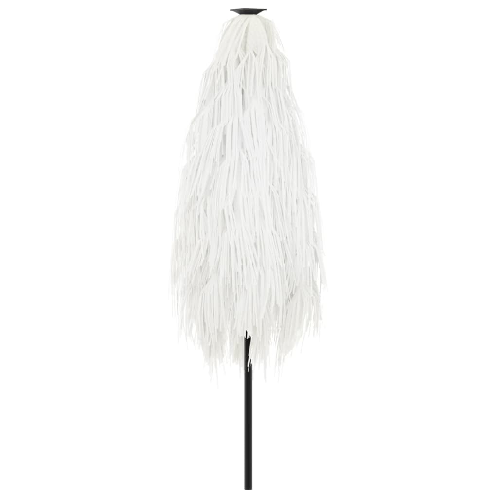 White Sun Umbrella with Steel Pole 223 x 223 x 213 cm