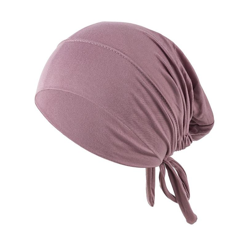 Eid Al-Fitr Ultra-Soft Stretch Fabric Muslim Headscarf Cap, Ethnic Style Turban, Headscarf Hat. Comfortable Fit Without Being Tight, Can Be Paired