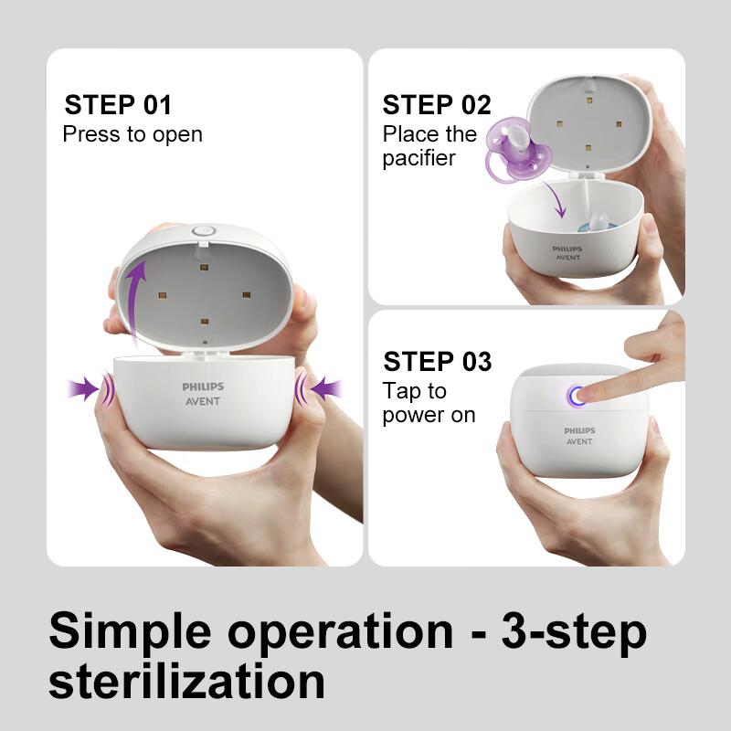 Philips Avent Portable Sterilization Case Pacifier/Soother Sterilizer