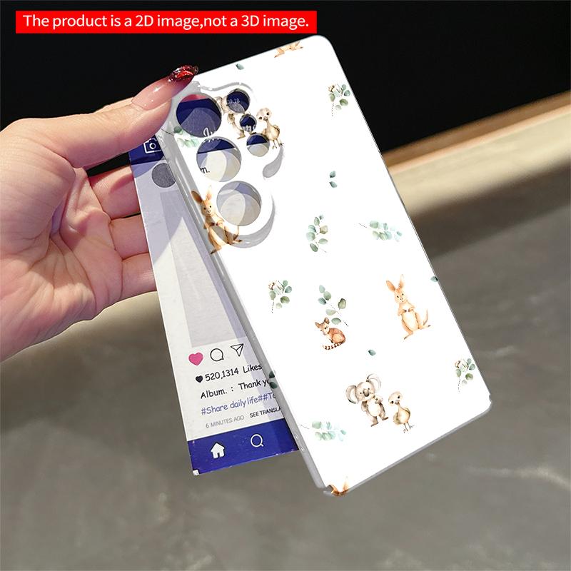 2DFlat Samsung phone case Australian Wildlife Pattern Phone Case Applicable to Galaxy S23 S24 S25ULTRA S26 A12 A14 A15 A16 A54 A55
