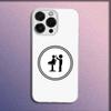 Phone Case For iPhone 16,15,14,13,12,11 Plus,Pro,Max,XR,XS,Plus,E,Mini Transparent Cartoon Funny Barber Shop Cover