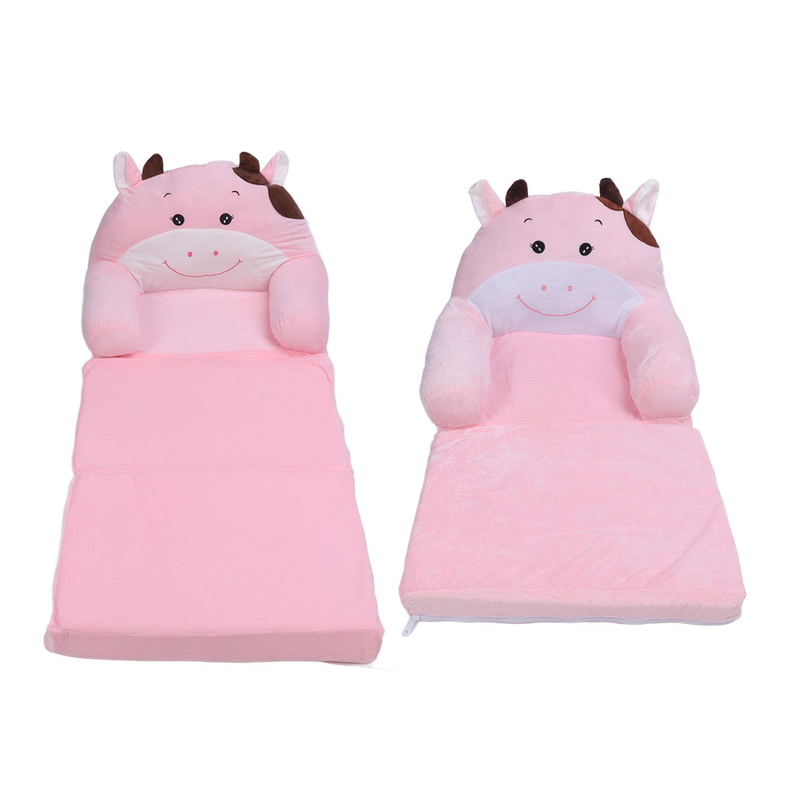 

Складной детский диван, милый мультяшный мягкий удобный детский раскладной диван-кровать для мальчиков и девочек, кровать