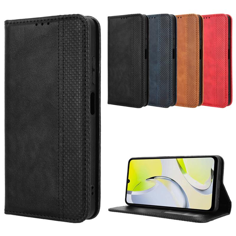 Wallet With Card Slot Photo Frame Stand Magnetic Flip Leather Case For ZTE Blade A76 4G Anti-fall Phone Cover